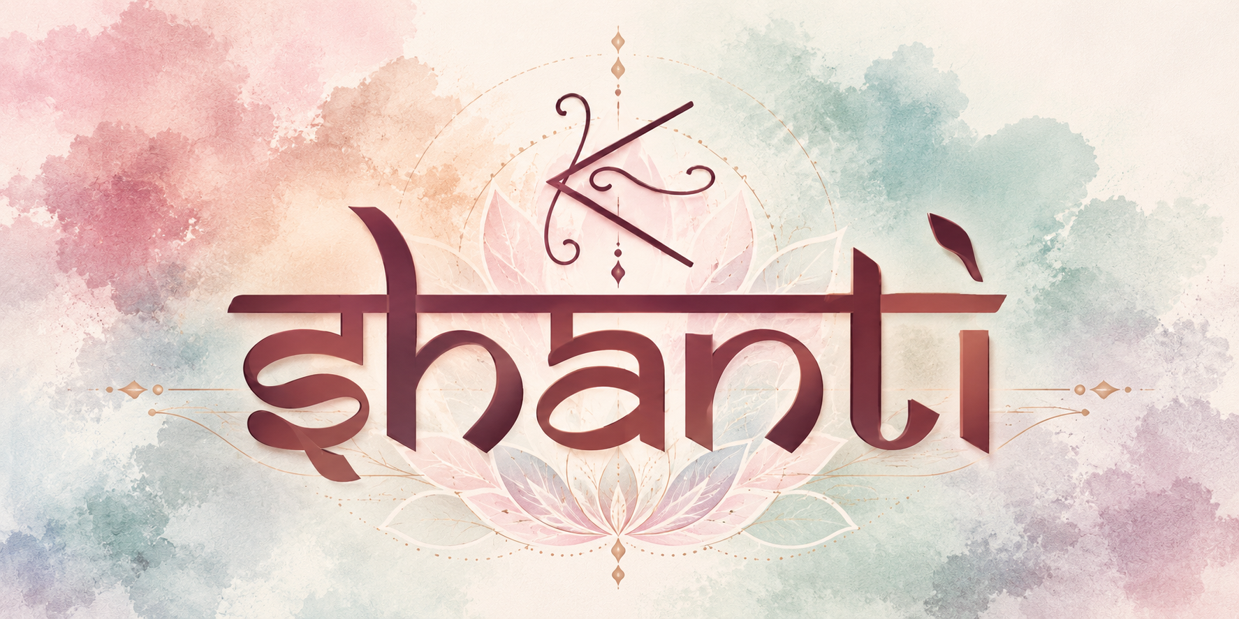 Shanti — Logotipo y distintivo sagrado de Registros Akáshicos